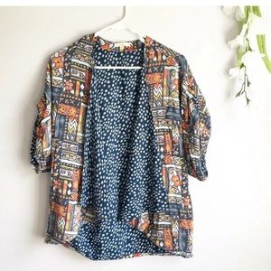 Anthropology silk kimono
